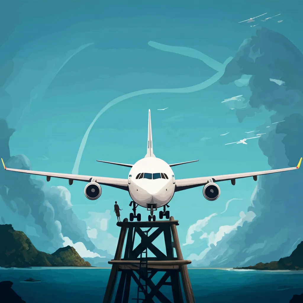 ilustração de um avião