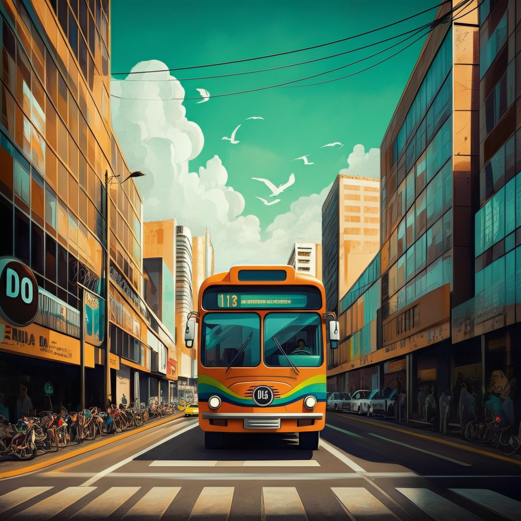 illustration that represents: Como Implementar com Sucesso uma Frota de Ônibus Elétricos em Cidades