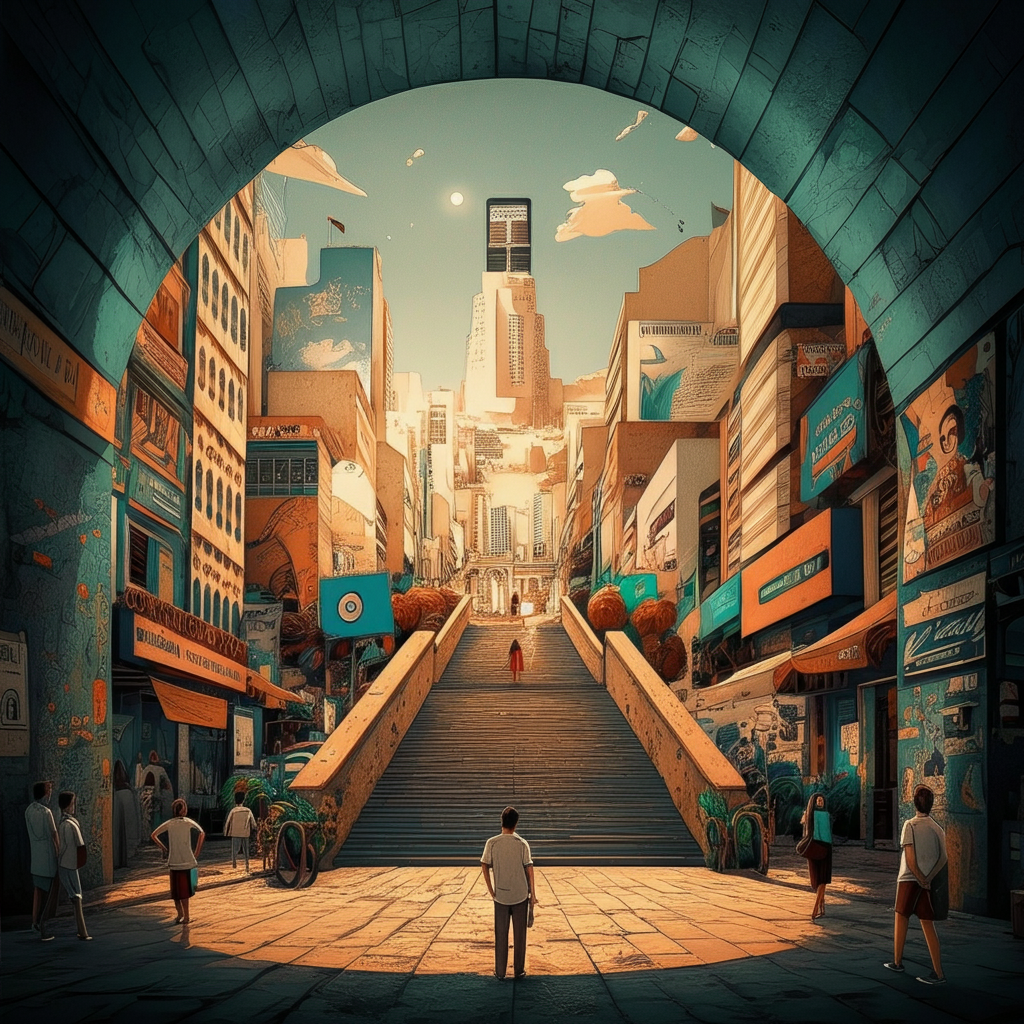 illustration that represents: Conquistando a Cidade a Pé: Guia Completo para Caminhar com Segurança